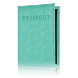 Luxury Elegant Women Passport Cover Pink World Universal Travel Passport ticket holder Cover on the Passport Case passport pouch