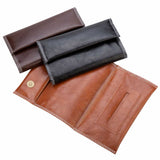 New 1pcs -PU Leather Tobacco Bag Portable Cigarette Rolling Pipe Tobacco Pouch Case Wallet Tip Paper Holder Smoking Accessories