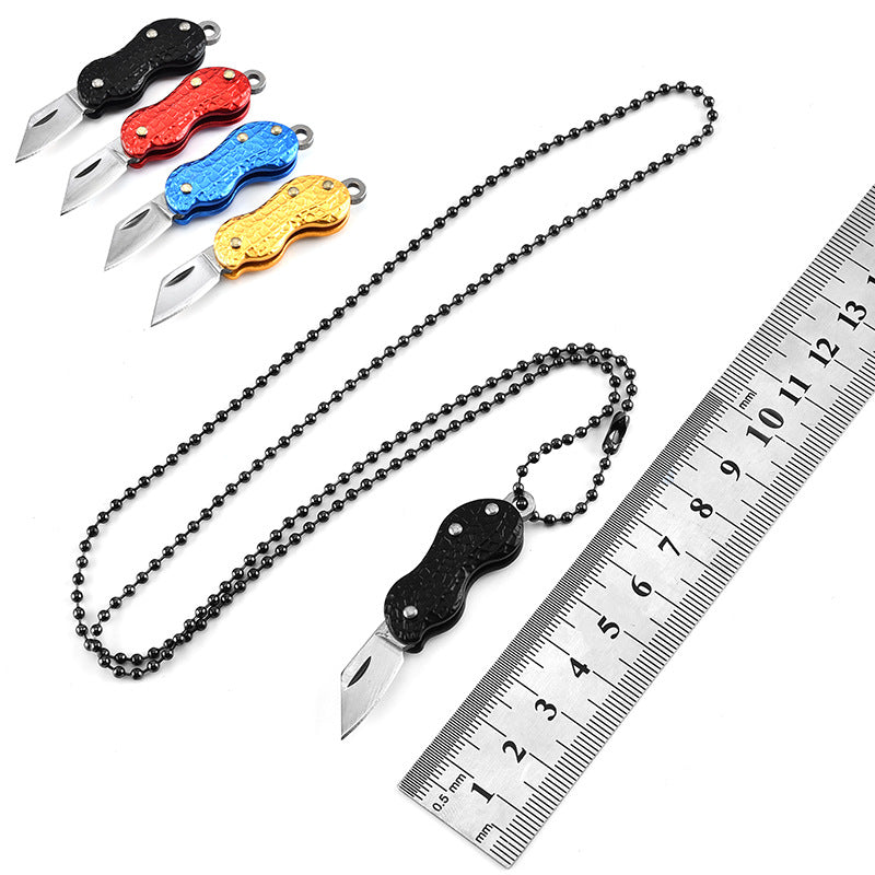 Mini Portable Knife Fold Camping Folding pocket Keychain Outdoor tool Self-defense Peanut knife EDC tool NEW