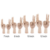 7/8/10/12 Inches Tall Wooden Hand Drawing Sketch Mannequin Model Wooden Mannequin Hand Movable Limbs Human Artist Model
