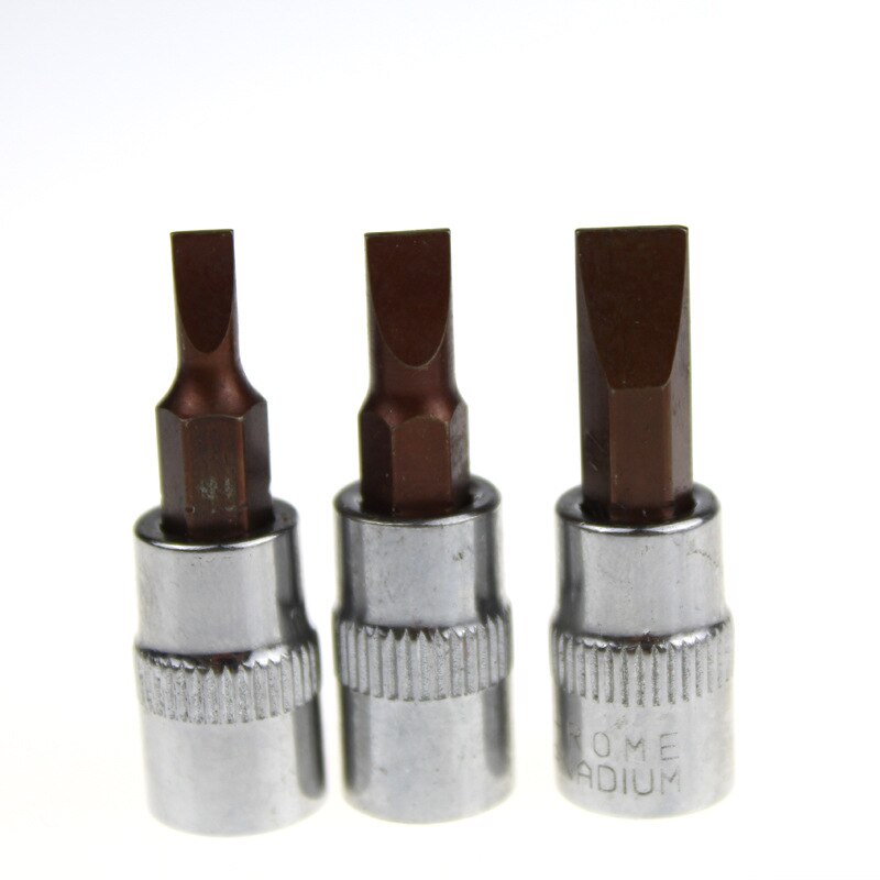1Pc 1/4 Inch Drive Hex Bit Sockets Set Allen Key Ratchet Drive Adapter Socket Wrench Car Hand Tools H3 H4 H5 H6 H7 H8