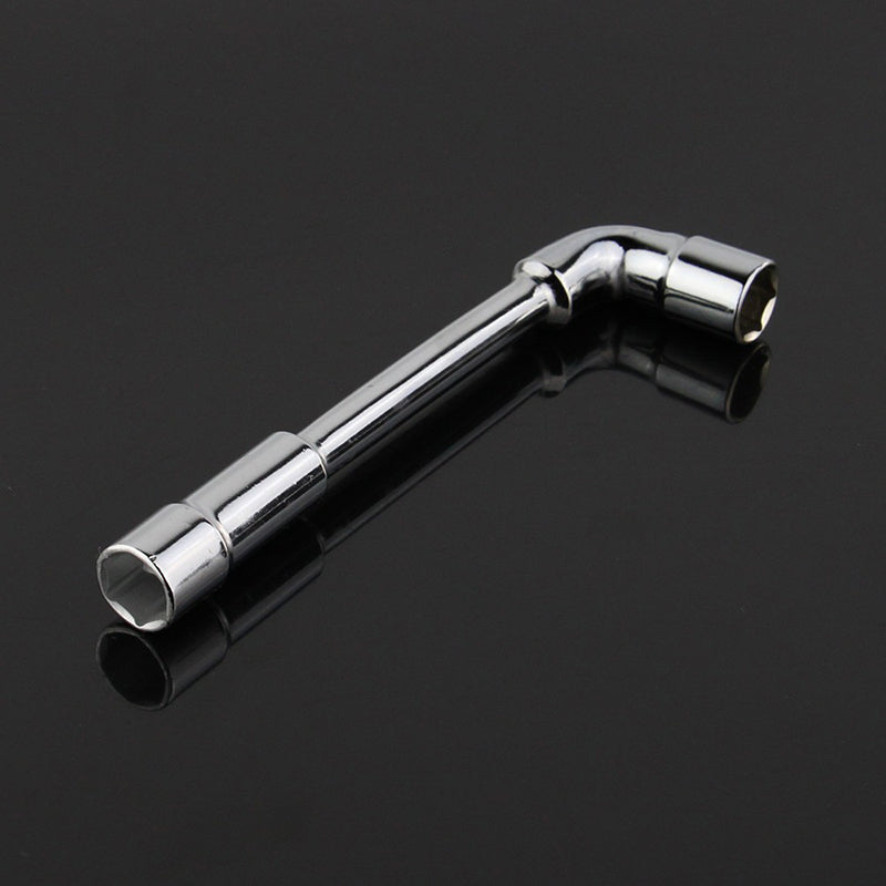 6-24mm L type pipe perforation Outer hexagon sleeves Wrench elbow Double head Wrench Car Repair Tool Kits Auto Spanner for Car