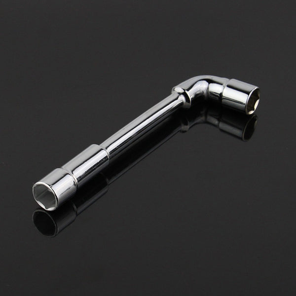 6-24mm L type pipe perforation Outer hexagon sleeves Wrench elbow Double head Wrench Car Repair Tool Kits Auto Spanner for Car