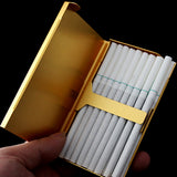 Aluminum Alloy Madam Slim Cigarette Case Pocket Box  Cigarettes Holder Storage Container Smoking Accessories sigara tabakasi