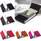 Double Open ID Credit Card Holder PU Leather Card Wallet Case Bank Card Business Style Case for Men Bussiness Cards Dropship