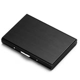 Quality Stainless Steel Credit Card Holder Men Slim Anti Protect Travel ID Cardholder Women Rfid Wallet Metal Case Porte Carte