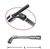 6-24mm L type pipe perforation Outer hexagon sleeves Wrench elbow Double head Wrench Car Repair Tool Kits Auto Spanner for Car