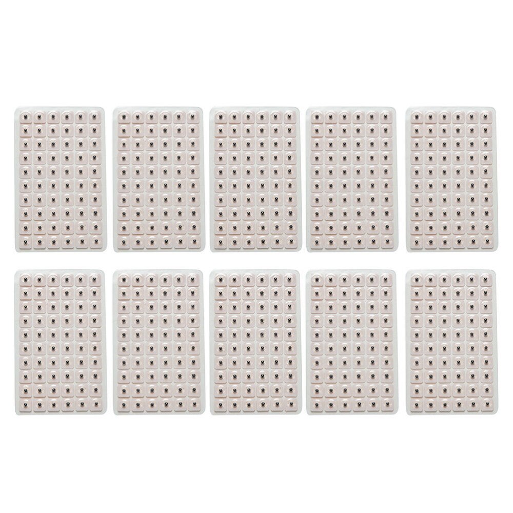 600Pcs/lot  Ear Seeds  Refill Pack Disposable Ear Press Seeds Acupuncture Vaccaria Plaster Ear Massage Bean Auriculotherapy