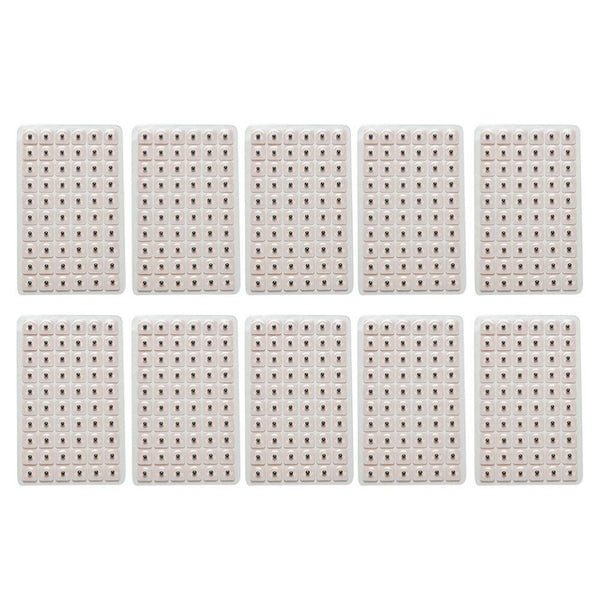 600Pcs/lot  Ear Seeds  Refill Pack Disposable Ear Press Seeds Acupuncture Vaccaria Plaster Ear Massage Bean Auriculotherapy