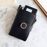 Women Wallets Small Fashion Brand Leather Purse Women Ladies Card Bag For Women  Clutch Women Female Purse Money Clip Wallet