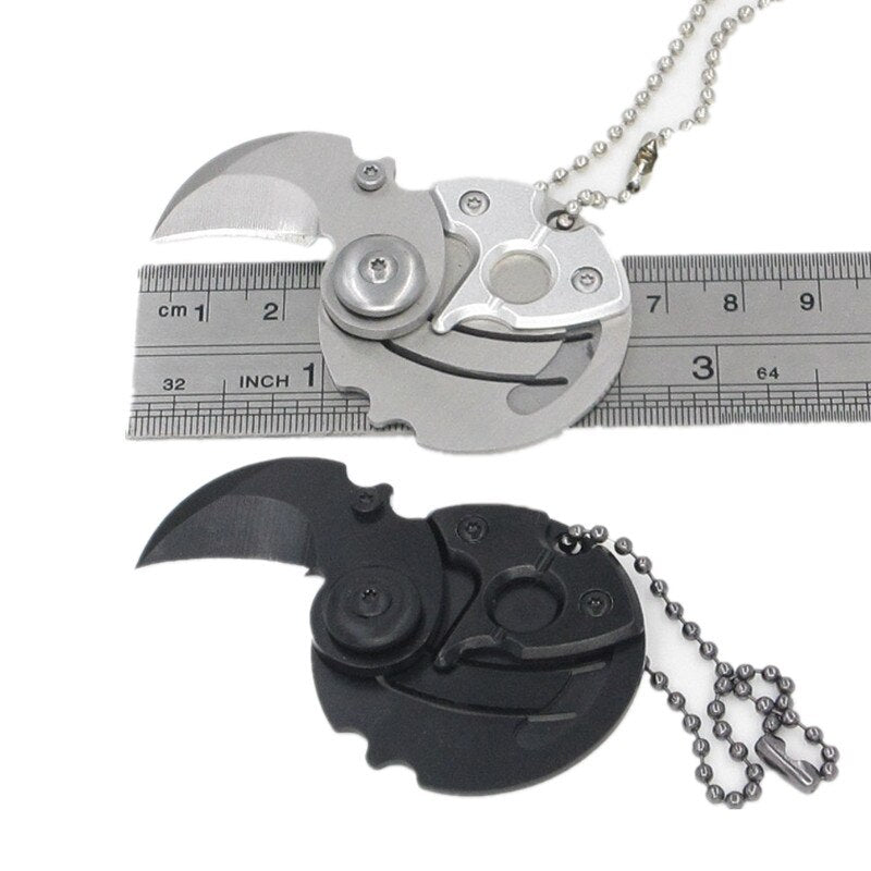 Pocket Fold Mini knife Gear Peeler Peel Combat Open Camp Coin Outdoor Self Defend EDC Opener Parcel Box Claw Package Letter