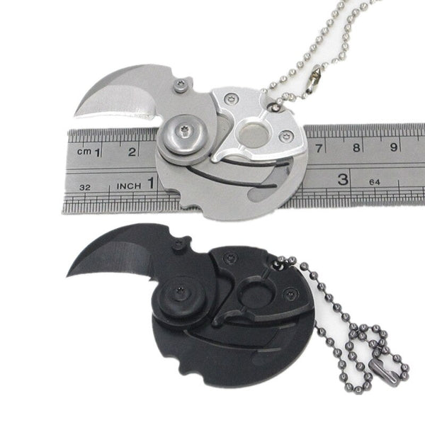 Pocket Fold Mini knife Gear Peeler Peel Combat Open Camp Coin Outdoor Self Defend EDC Opener Parcel Box Claw Package Letter