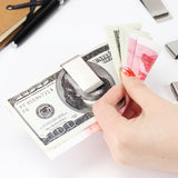 5 PCS High Quality Stainless Steel Metal Money Clip Fashion Simple Silver Dollar Cash Clamp Holder Wallet for Men Women cartera