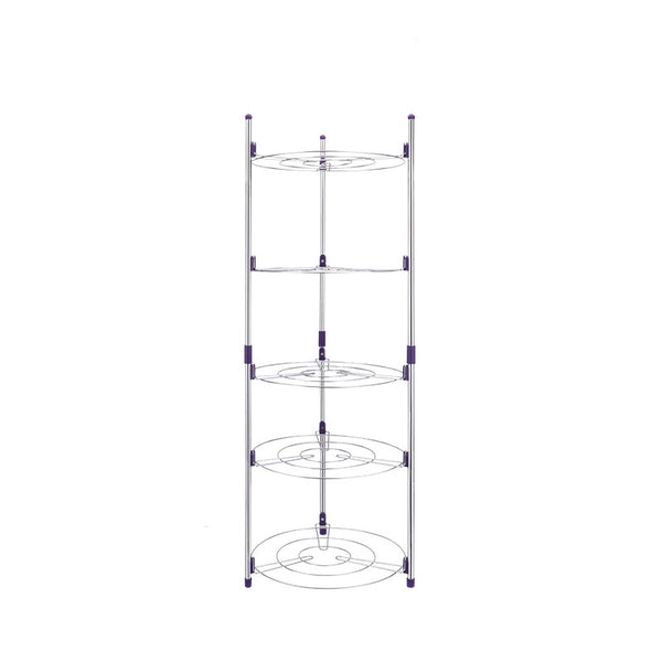 5-Layers Kitchen/Bathroom Shelf Portable Space Saving Basin Pot Combinatorial Storage Racks Durable Sundry Organizer Holders