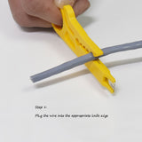 Portable Wire Stripper Knife Crimper Pliers Crimping Tool Cable Stripping Wire Cutter Cut Line Tool Cable Stripping Wire Cutter
