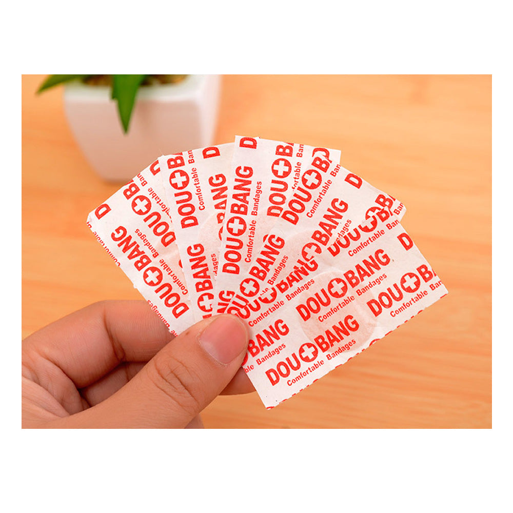 Round Band Aid Wound Plaster Sterile Hemostasis Stickers First Aid Waterproof Healing Wounds Adhesive Bandage 100Pcs/Lot Main image