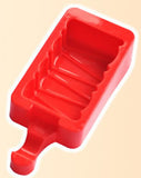 Cartoon DIY Silicone Ice Cream Mold Popsicle Molds Maker Holder Frozen Ice Mould with Popsicle Sticks Kitchen Tools
