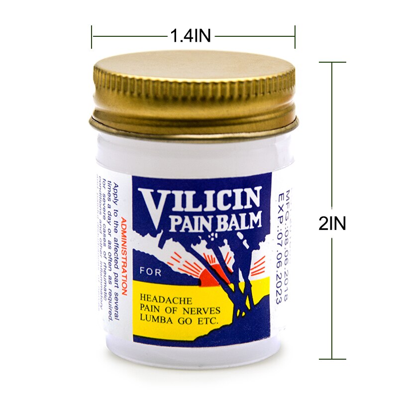 1 Pc Pain Balm for Headache Motion Itching Muscle Rub Aches Cooling Oil Refresh Cold Pain Relieving Cream P0041