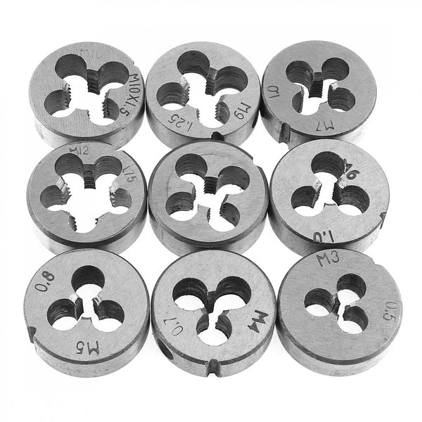 20pcs/lot Tap & Die Set with Small Tap Twisted Hand Tools and 1/16-1/2 Inch NC Screw Thread Plugs Taps Hand Screw Taps