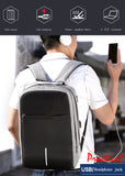 Men Multifunction Anti Theft Backpack 15.6" Inch USB Charging Laptop Backpacks Waterproof Schoolbag Business Travel Bags for Men