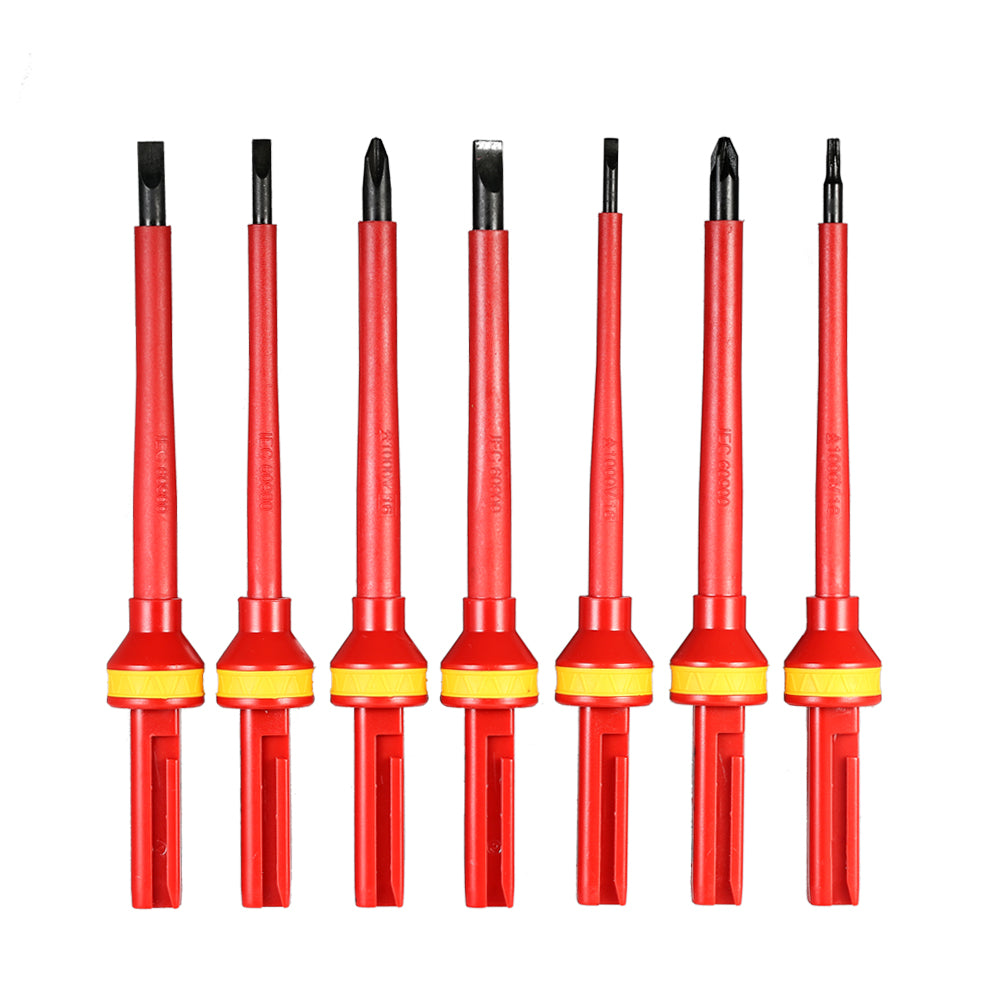 13pcs 1000V hand tools multitool Insulated Screwdrivers Set + Magnetic Slotted Phillips Pozidriv Torx Bits electrician tools