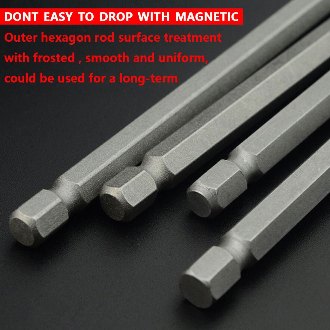 Extensions Quick Change Extension Bit Set 1/4" Hex Rod Shank Long Handle Screwdriver Tip Holder Hand Tool