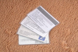 Waterproof Transparent Card Holder Plastic Card id Holders Case To Protect Credit Cards Card Protector Cardholder