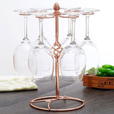 Creative Metal Wine Rack Hanging Wine Glass Holder Bar Stand Bracket Display Stand Bracket Decor