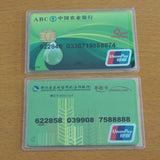 Waterproof Transparent Card Holder Plastic Card id Holders Case To Protect Credit Cards Card Protector Cardholder