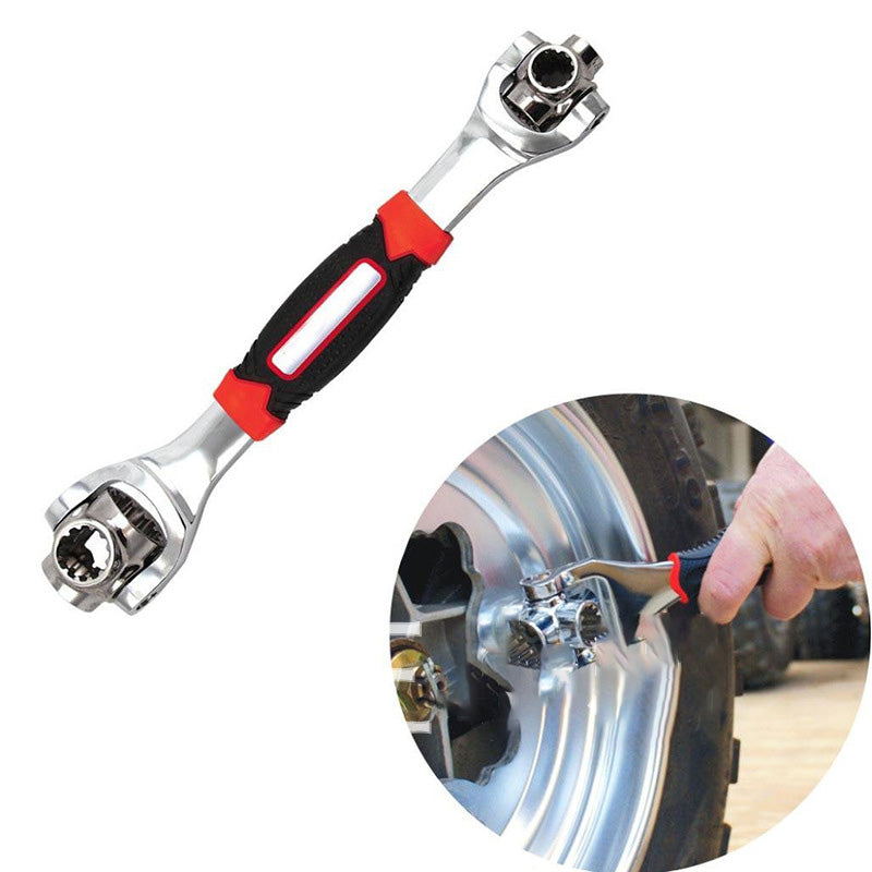 Tiger Wrench 48 in 1 Tools Socket Works with Spline Bolts Torx 360 Degree 6-Point, 12-Point, Torx, Square Universal wrench Main image