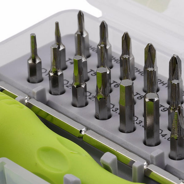 32 In 1 Screwdriver Set Precision Mini Magnetic Screwdriver Bits Kit Phone Mobile IPad Camera Maintenance Tool Repair