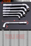 6-24mm L type pipe perforation Outer hexagon sleeves Wrench elbow Double head Wrench Car Repair Tool Kits Auto Spanner for Car