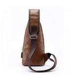 Men's Crossbody Bags Men's USB Chest Bag Designer Messenger bag Leather Shoulder Bags Diagonal Package NEW Backpack Travel