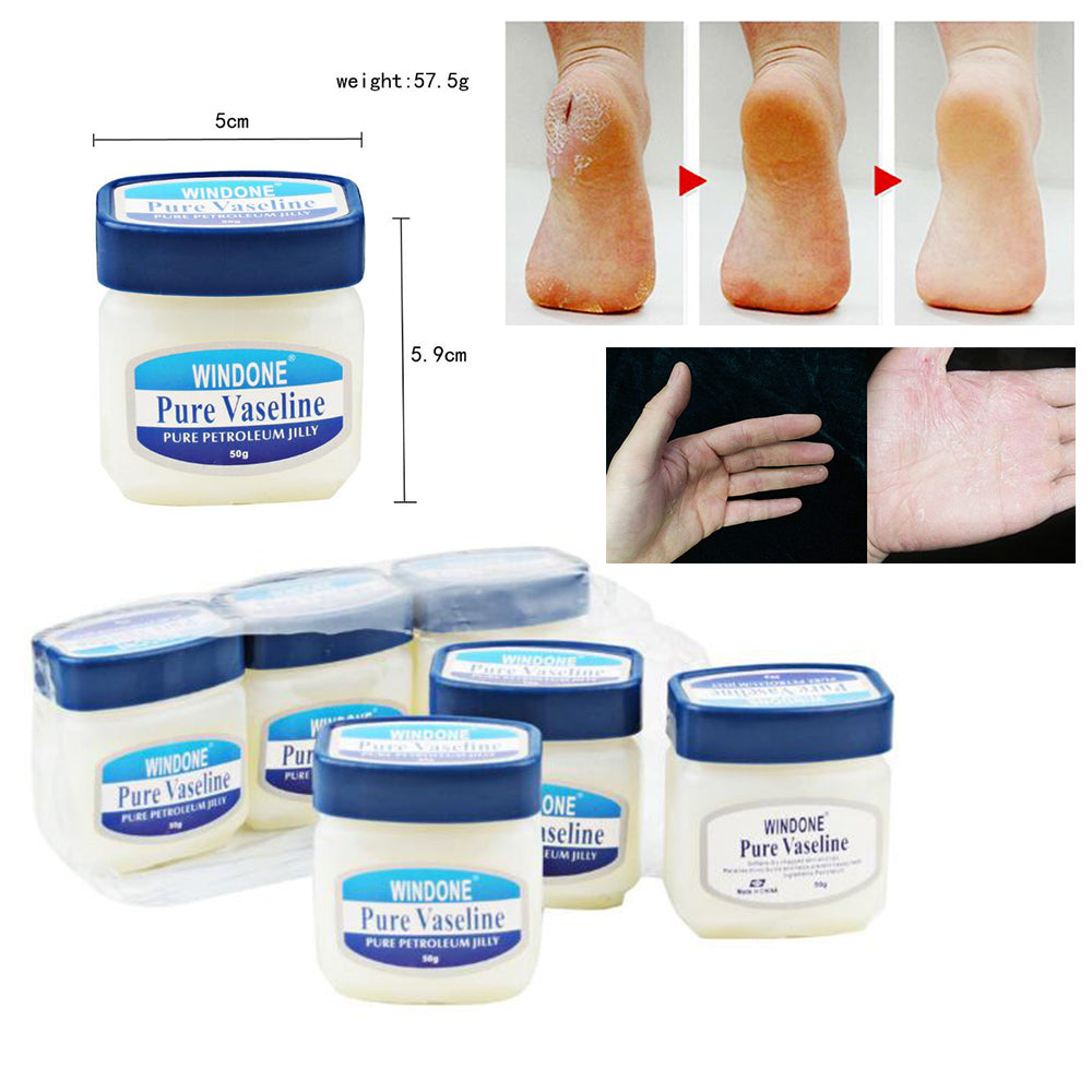 Vaseline Pure Petroleum Jelly Moisturizing Cream Anti Chapping Anti Cracking Hand Cream Foot Skin Protection Freeze Cream 50g CIFbuy