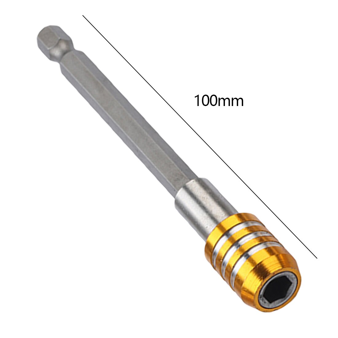 1/4" Hex Shank Drill Bit Holders Quick Release Magnetic Screwdriver Bit Holder 60mm/100mm/150mm Secondary image