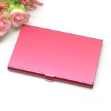 Creative Casual Business Card Case Stainless Steel Aluminum Holder Metal Box Cover Credit Men Business Card Holder Metal Wallet