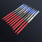 10pcs/set High Quality 140mm Needle Files Jeweler Diamond Carving Craft Tool Metal Glass Stone