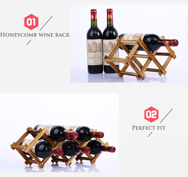 Quality Wooden Wine Bottle Holders Creative Practical Collapsible Living Room Decorative Cabinet Red Wine Display Storage Racks