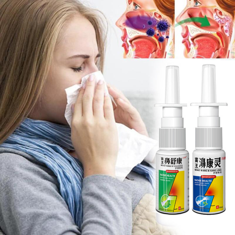 Nasal Herb Spray Chronic Allergic Rhinitis Sinusitis Treatment Nose Congestion Relief Traditional Medical Nose Care Liquid 30ml Main image