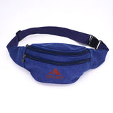 Vintage Waist Pack Men Round Belt Phone Bag Cavan Waist Bag Multiple Usage Fashion Hip Bag Travel Money Bag Belt Waist Package