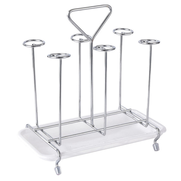 Metal Glass Cup Water Storage Shelf Drying Cup Drainage Organizer Kitchen Stand Glass Holder Drain Rack for Home Kitchen