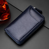 Genuine Leather Wallet Keychain Holder Pouch Purse Key Organizer Cover Bag Fashion Men Key Holder Car Key Case housekeeper
