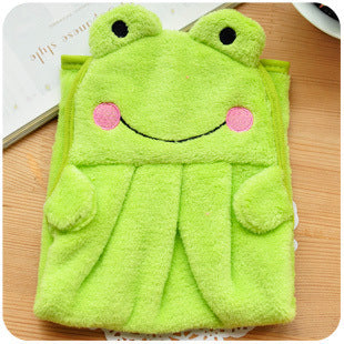 Lovely Cartoon Children Hand Dry Towel For Kids Kitchen Bathroom Kid Soft Plush Fabric Hang Towel For Children Towels