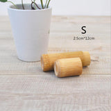 3 Size Handmade Bamboo Tea Canister Spice Caddy Storage Box Organizer Tea Leaves Storage Bottle Tubes Spice Jars A05