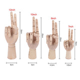 7/8/10/12 Inches Tall Wooden Hand Drawing Sketch Mannequin Model Wooden Mannequin Hand Movable Limbs Human Artist Model