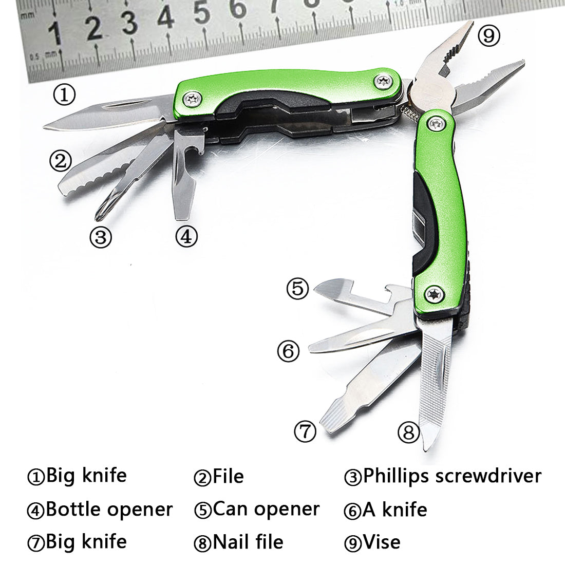 Plier Stainless Steel Multi tool Functional Plier Hand Tools Plier Screwdriver Tool Kit Combination Outdoor Multitool Main image