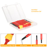 13pcs 1000V hand tools multitool Insulated Screwdrivers Set + Magnetic Slotted Phillips Pozidriv Torx Bits electrician tools