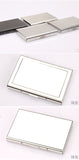 Quality Stainless Steel Credit Card Holder Men Slim Anti Protect Travel ID Cardholder Women Rfid Wallet Metal Case Porte Carte