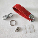 Car Key Pouch Bag Case Wallet Holder Chain Key Wallet Ring Collector Housekeeper EDC Pocket Key Organizer Smart Leather Keychain