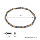 Weight Loss Magnet Anklet Colorful Stone Magnetic Therapy Bracelet Anklet Weight Loss Product Slimming Health Care jewelry